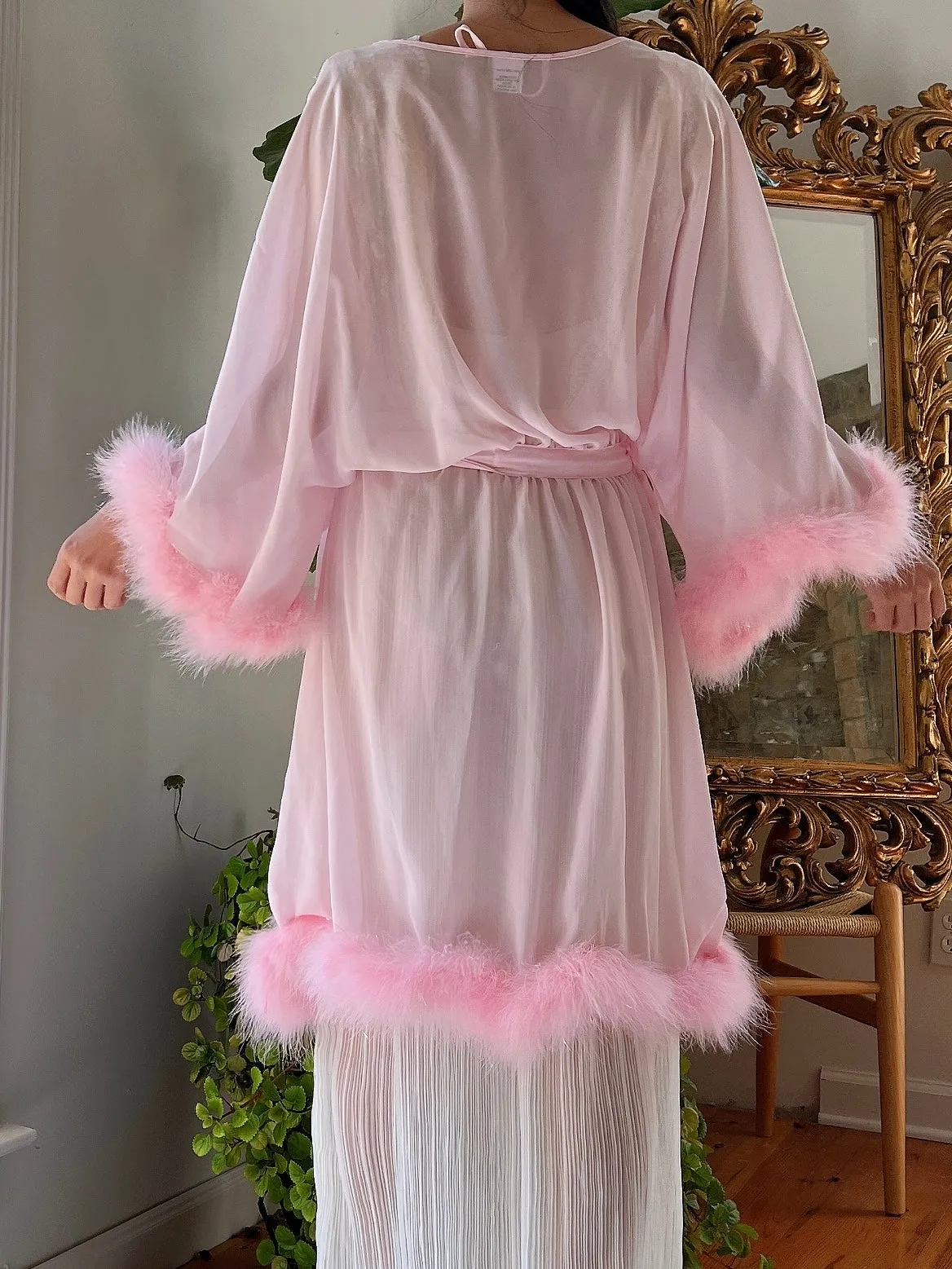 1980s Chiffon Feather Duster - OSFM