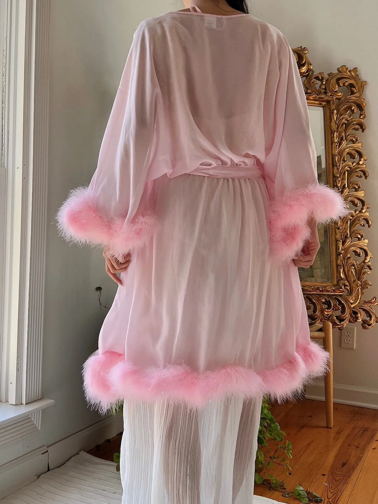 1980s Chiffon Feather Duster - OSFM