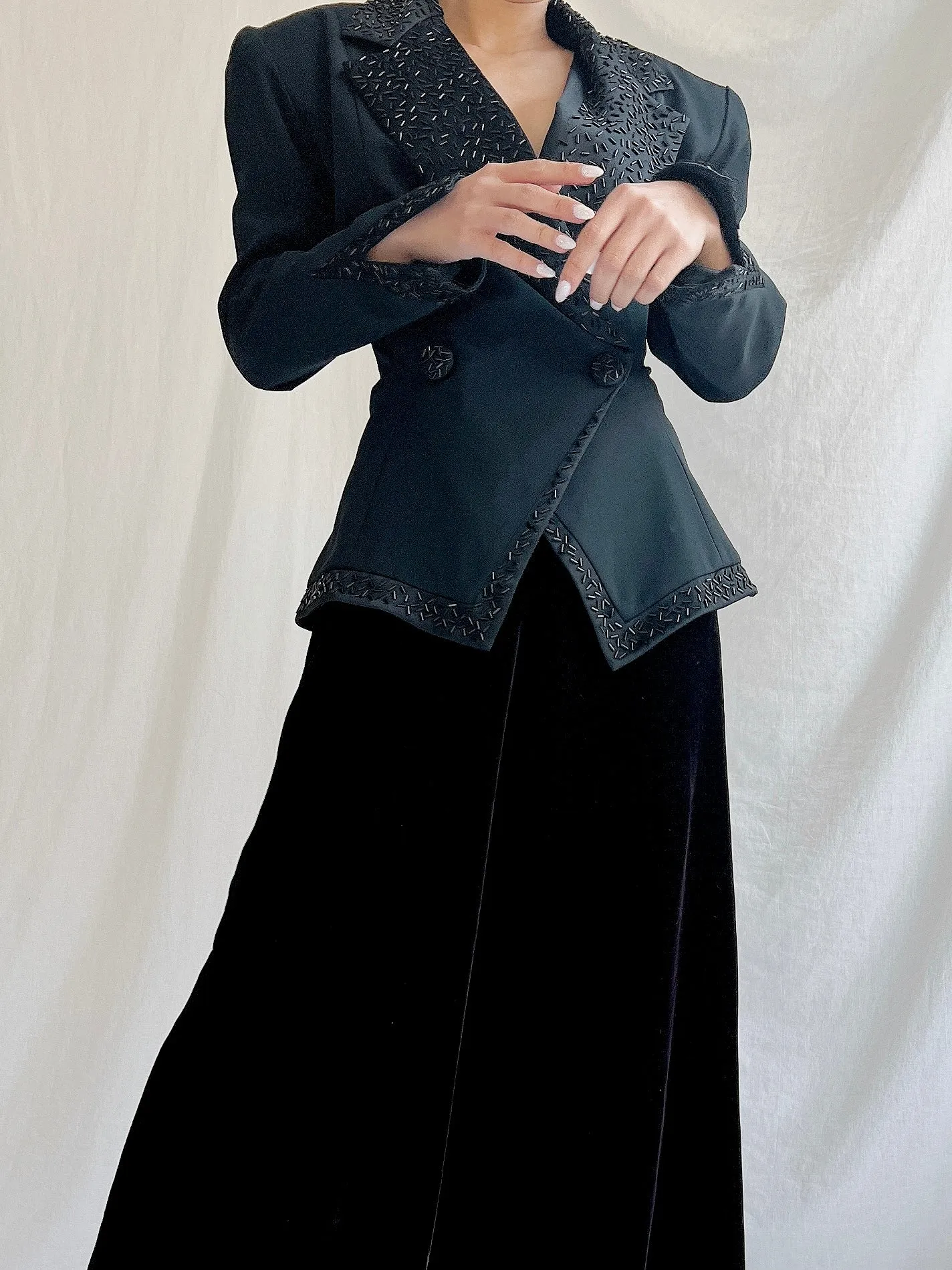 1980s Daymor Couture Beaded Jacket - M
