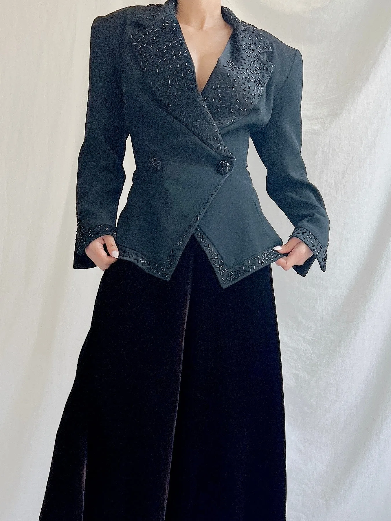 1980s Daymor Couture Beaded Jacket - M
