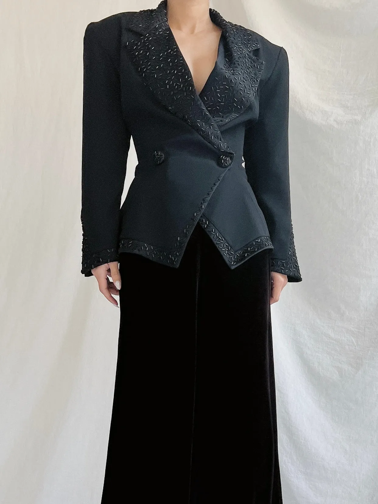 1980s Daymor Couture Beaded Jacket - M