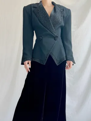 1980s Daymor Couture Beaded Jacket - M