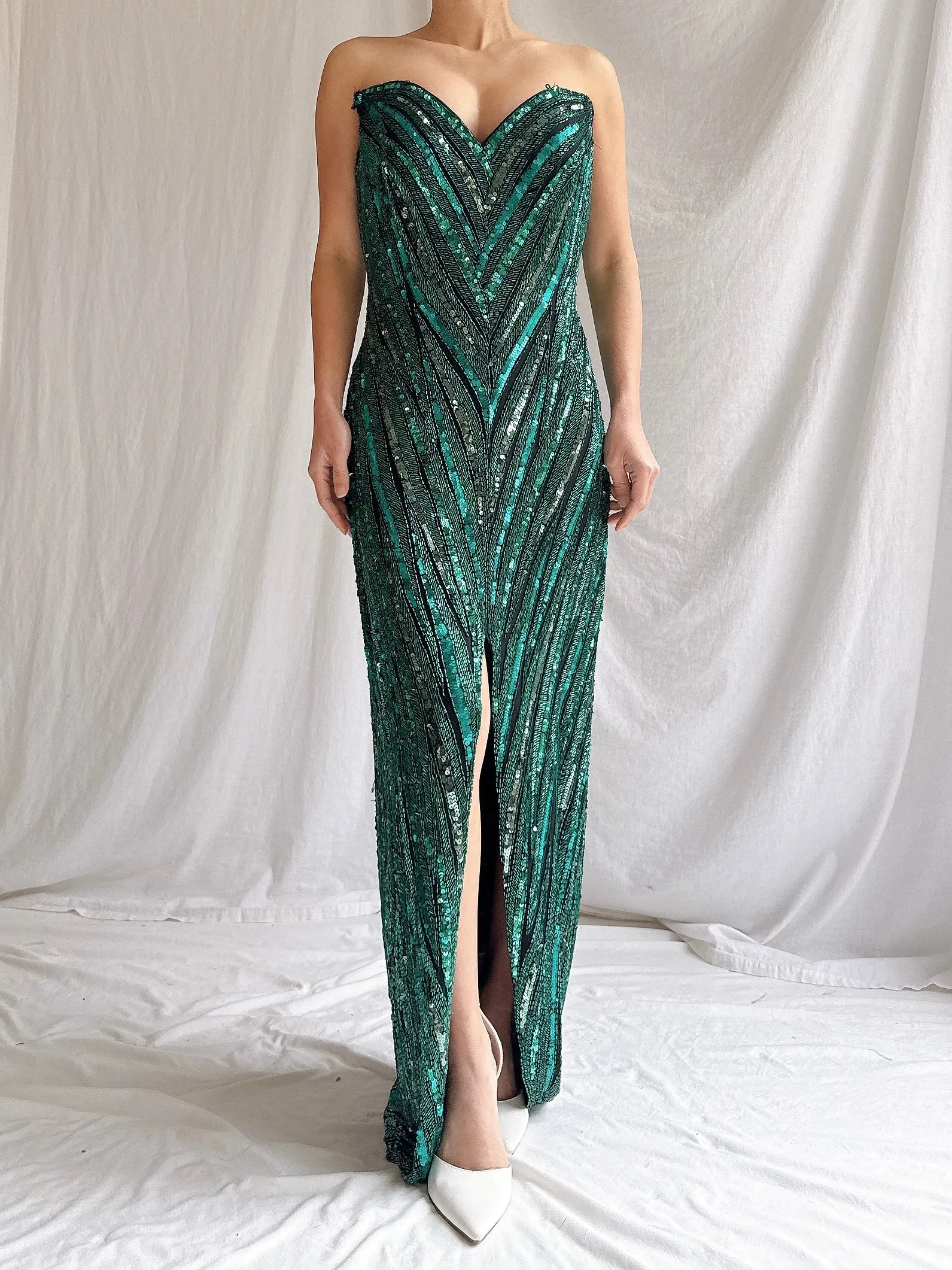 1990s Bob Mackie Sequin Dress - S/6