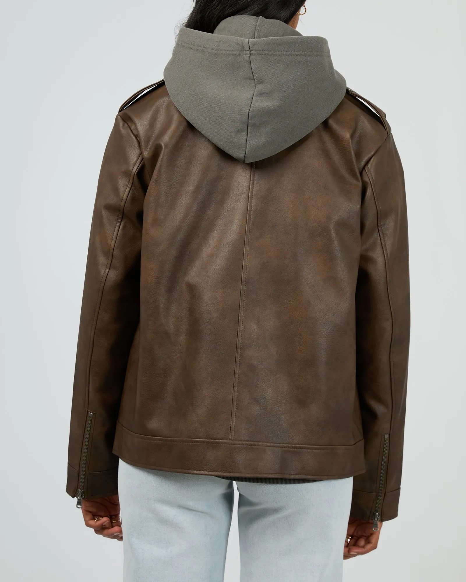All About Eve Sander Jacket Brown
