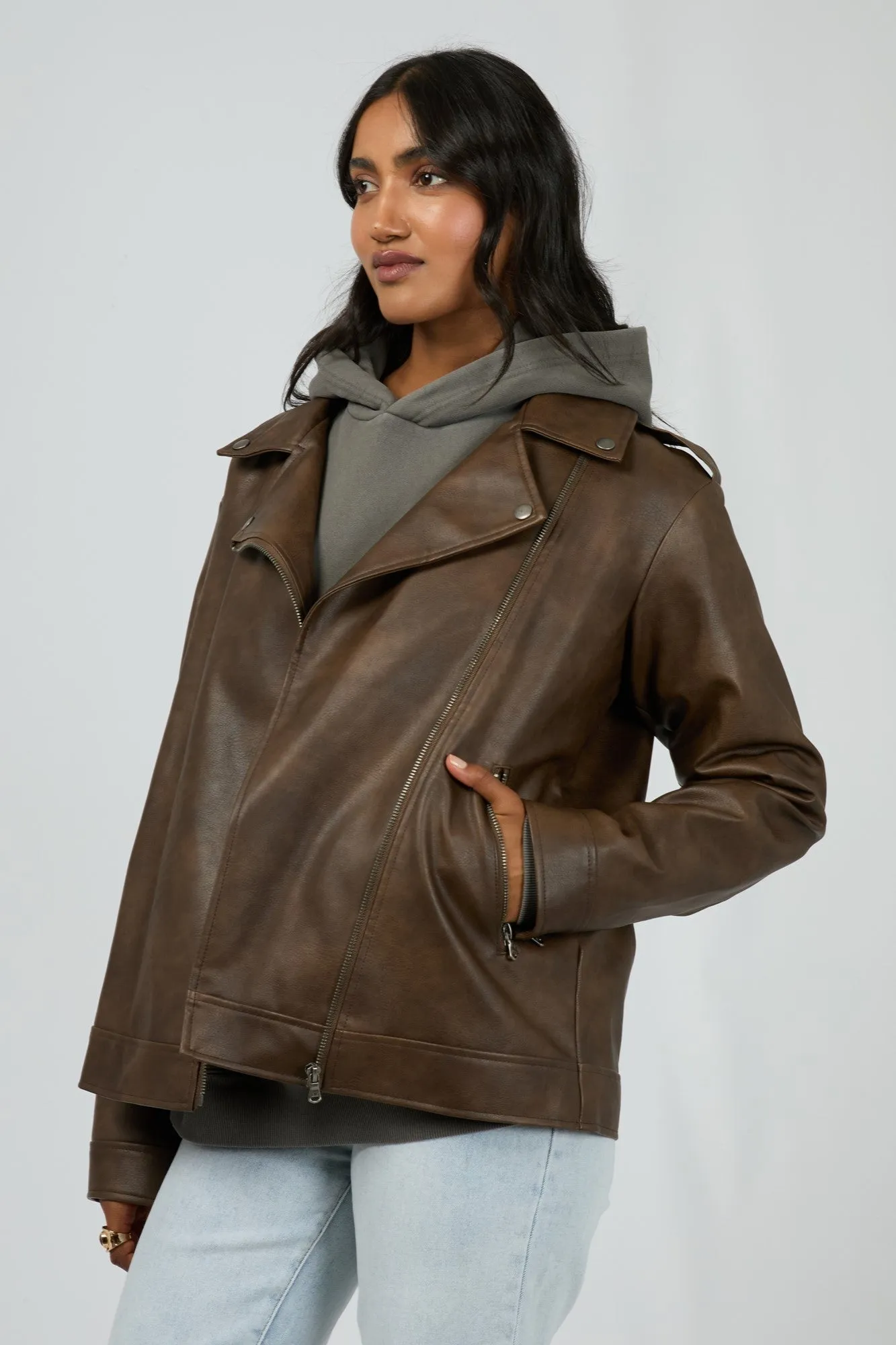 All About Eve Sander Jacket Brown