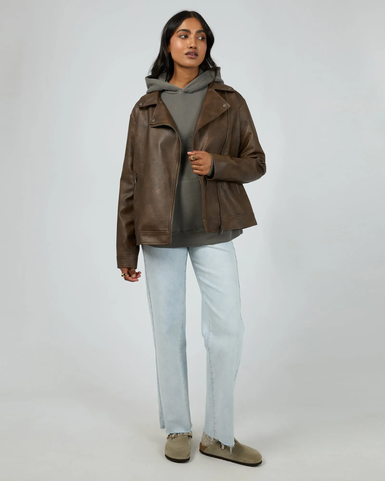 All About Eve Sander Jacket Brown