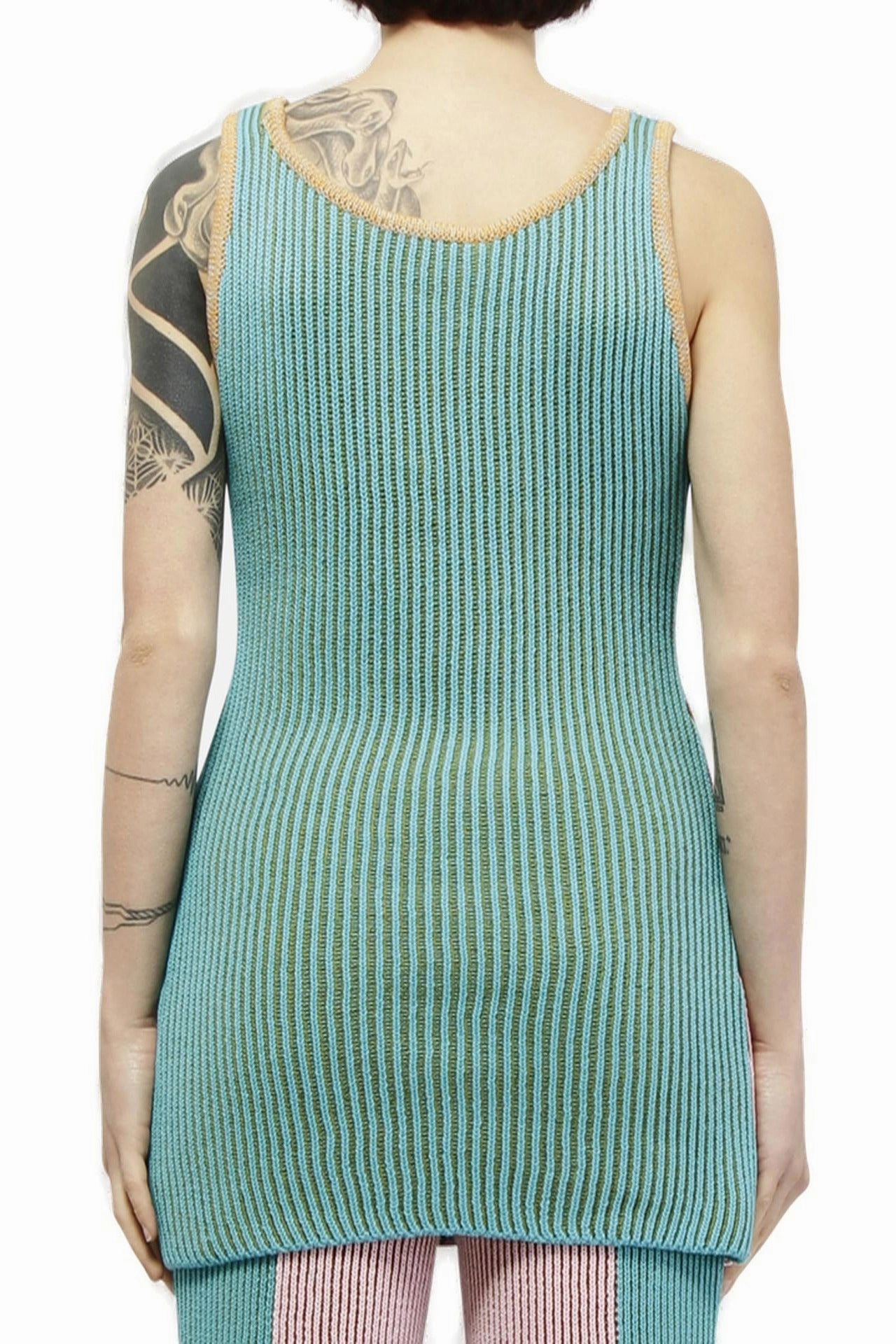 Andersson Bell Kaia Color-Block Knitted Mini Dress