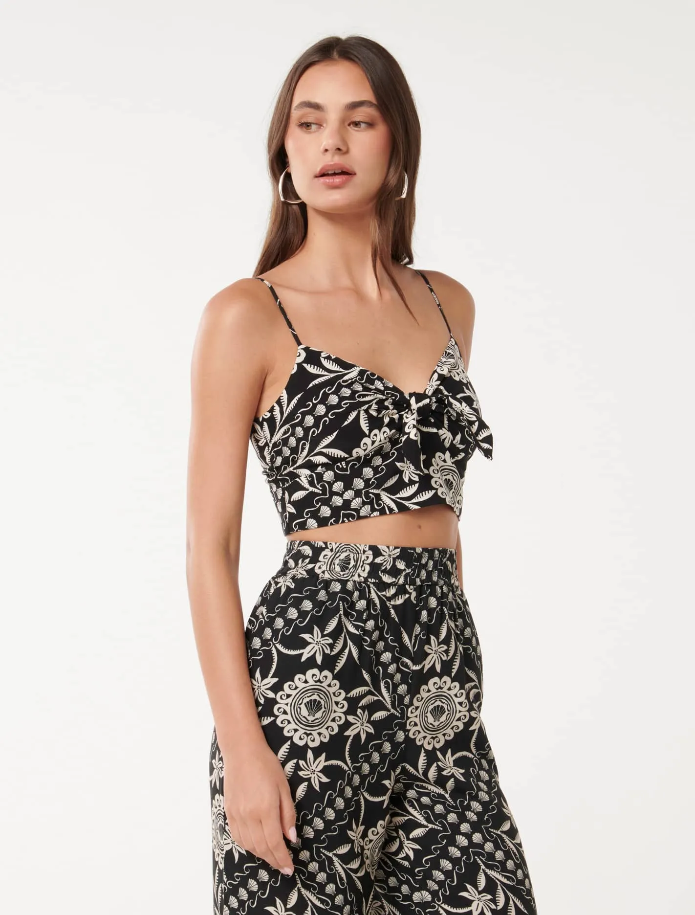 Annie Tie Front Top