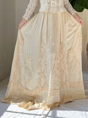 Antique Silk Skirt - XS/S