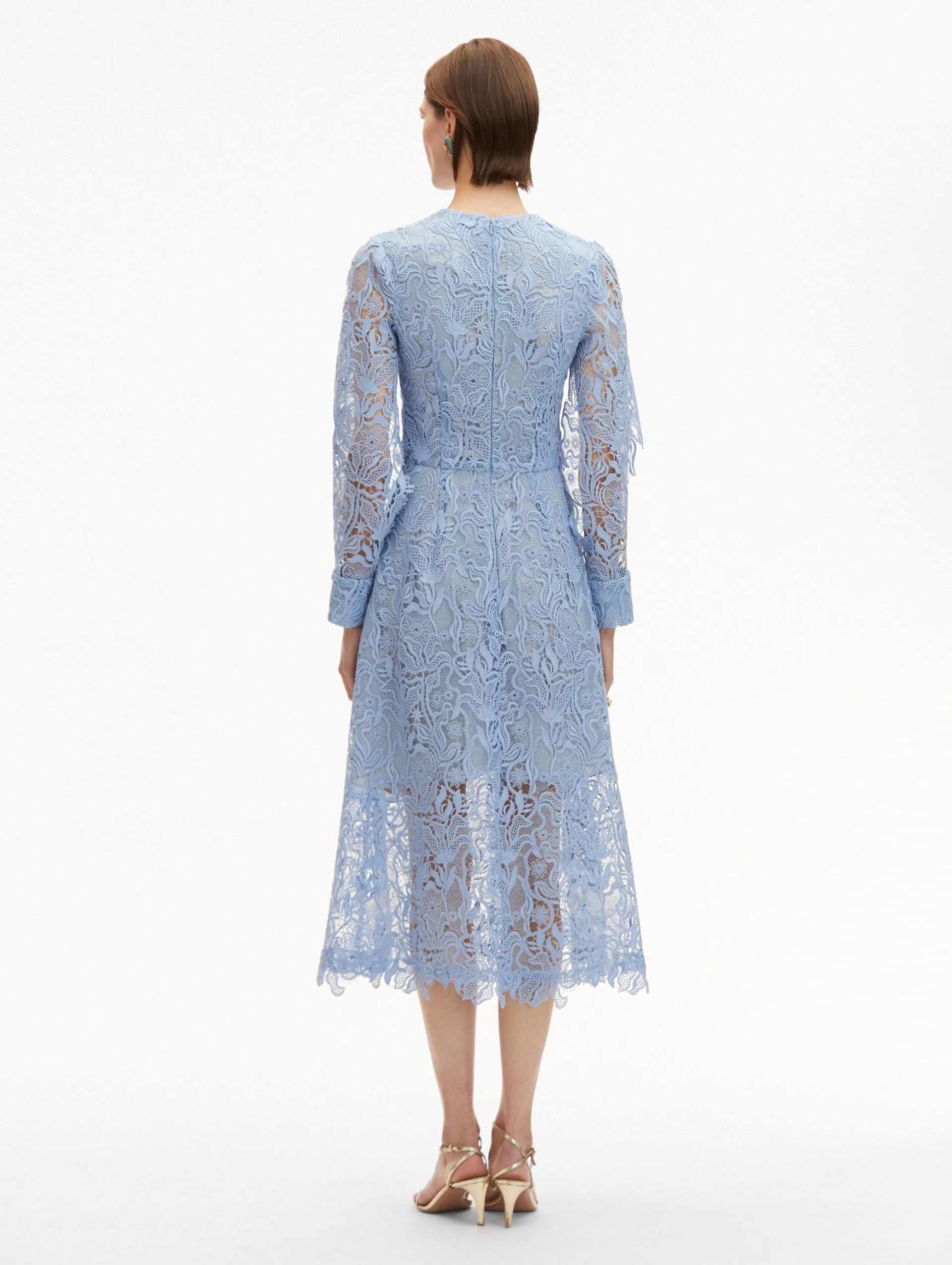 Bellflower Guipure Dress