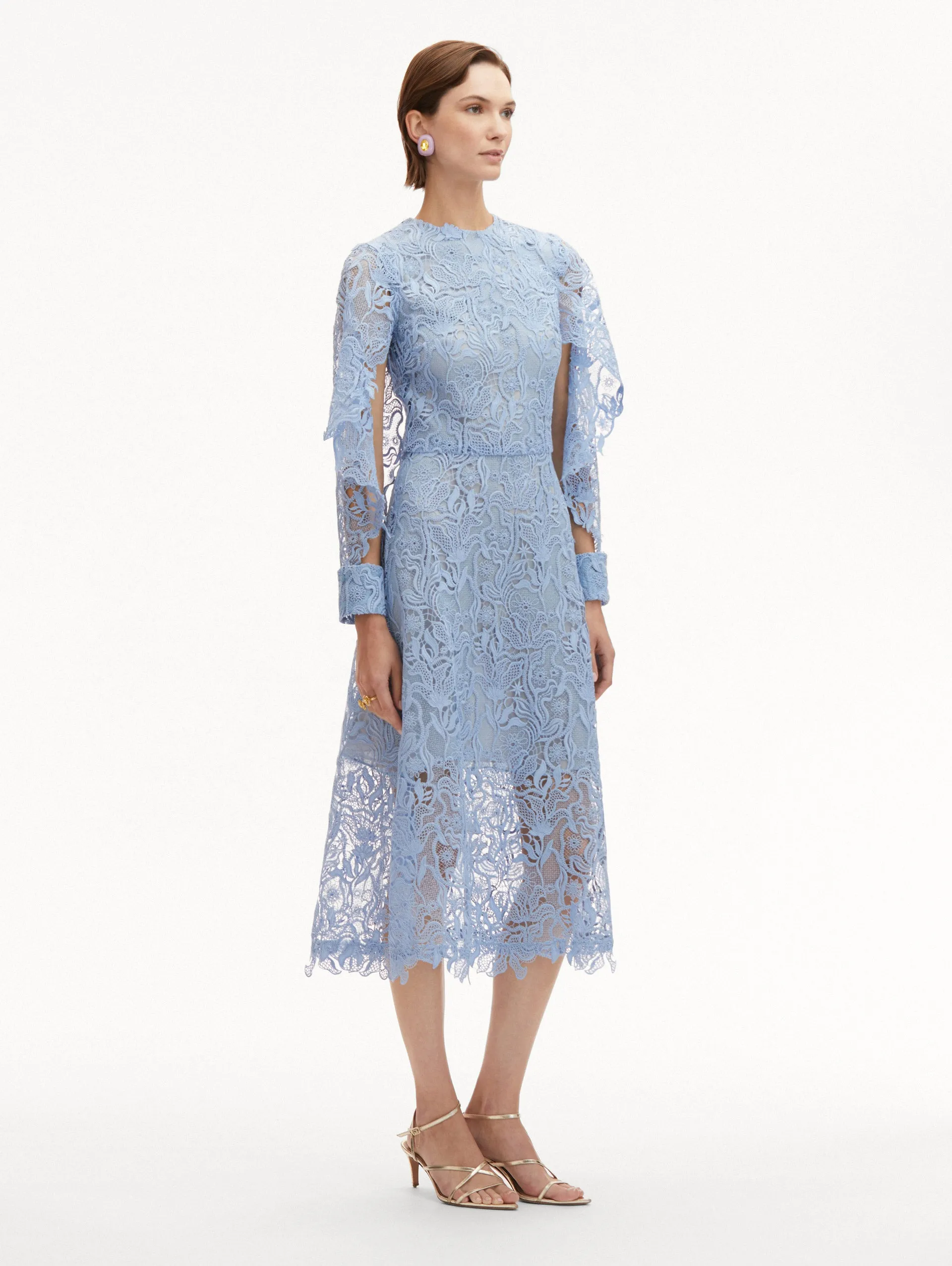 Bellflower Guipure Dress