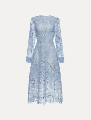 Bellflower Guipure Dress