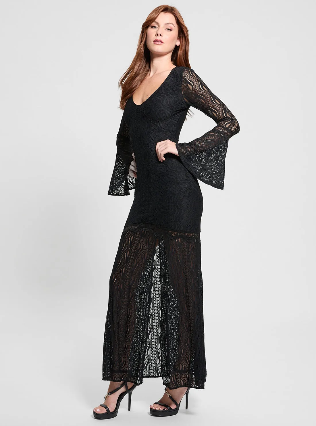Black Phoenix Maxi Dress