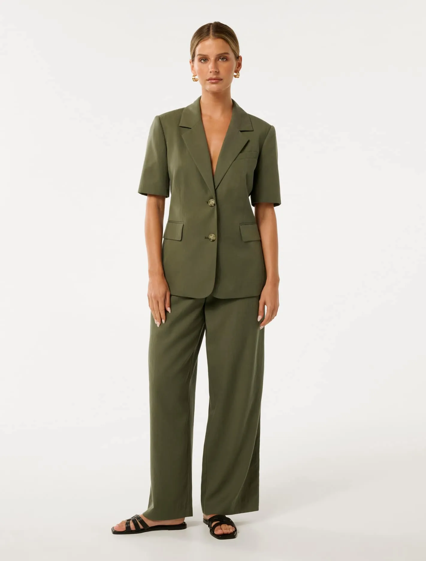 Bowie Petite Wide Leg Pants