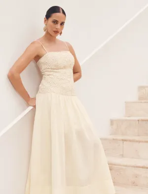 Cara Crochet Midi Dress