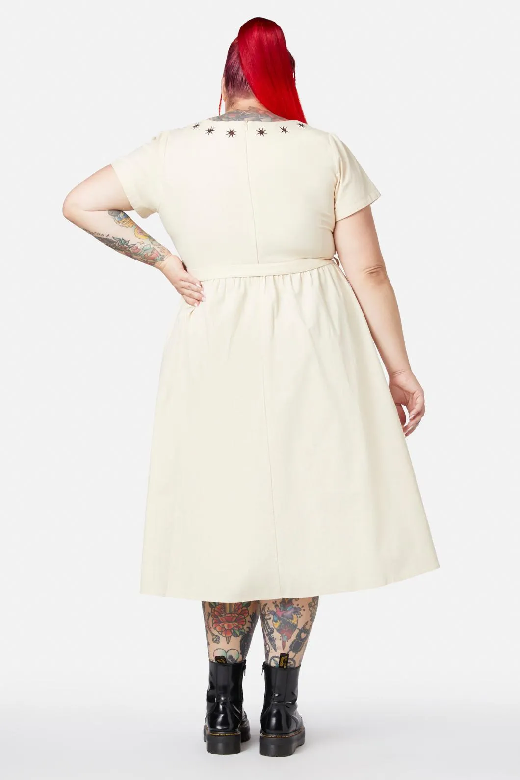 Curve Saloon Midi Dress