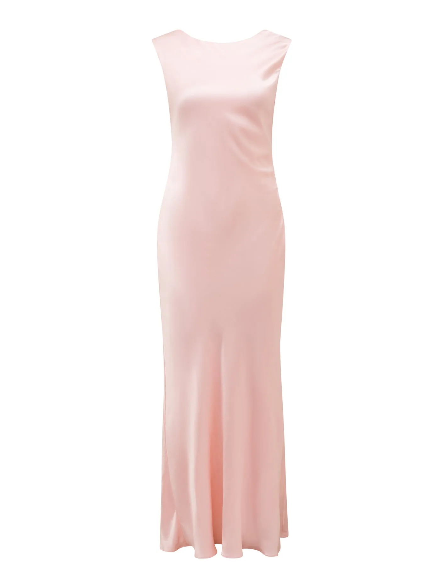 Eileen Open Back Satin Maxi Dress