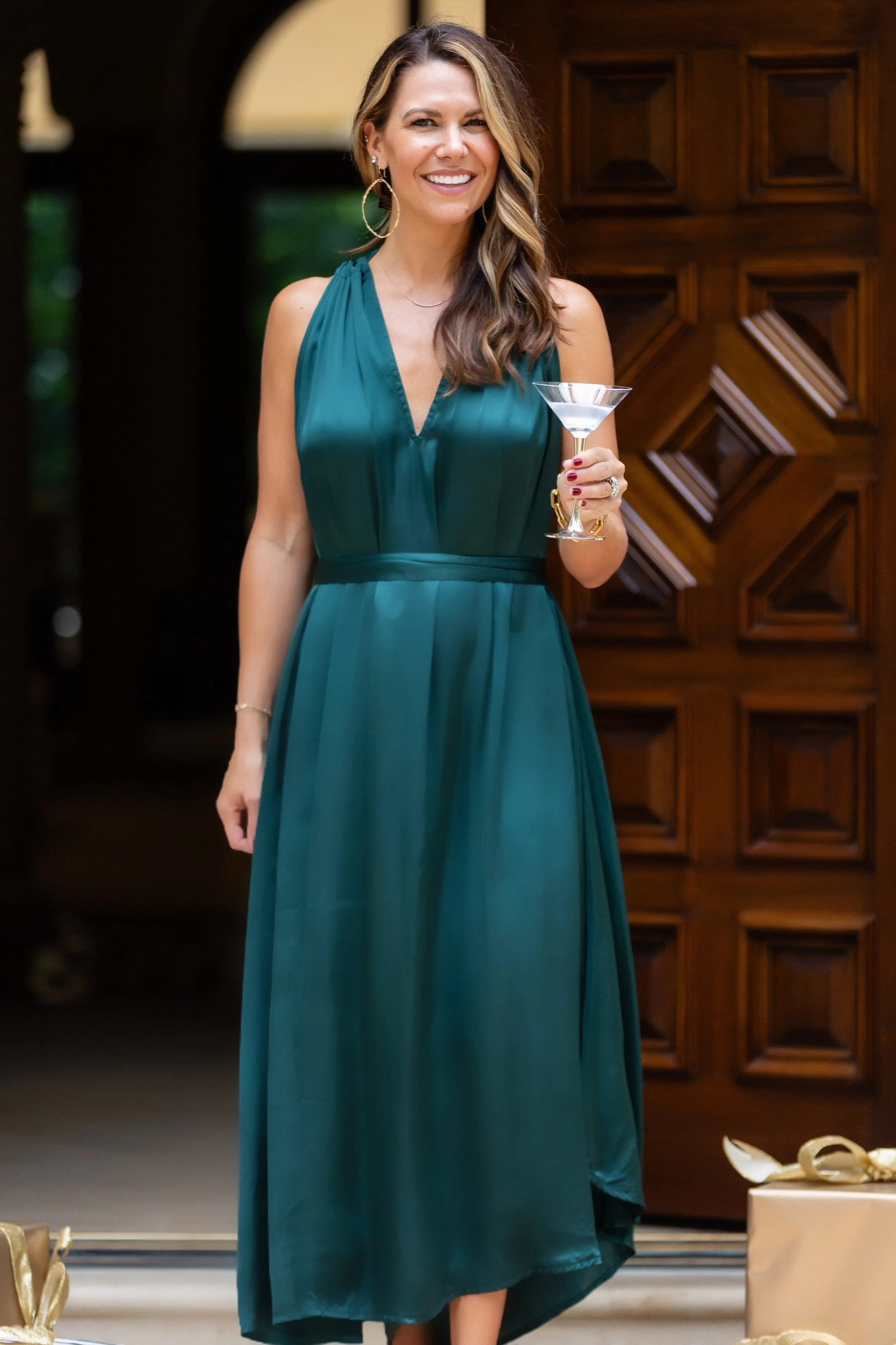 Elizabeth Dress / Emerald