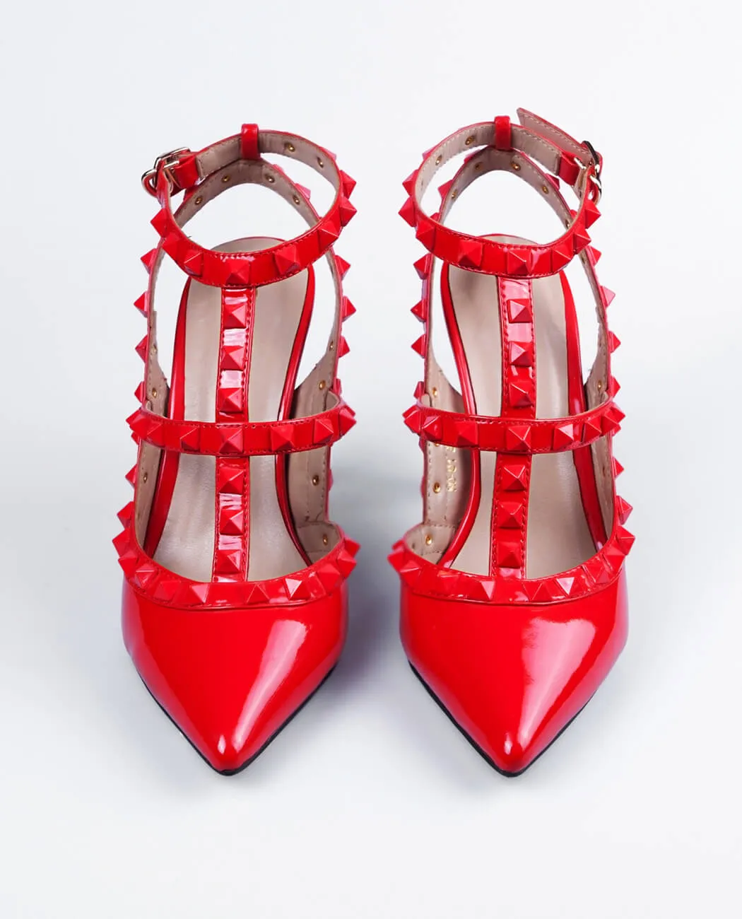Embellished Pumps With Buckle-Closure