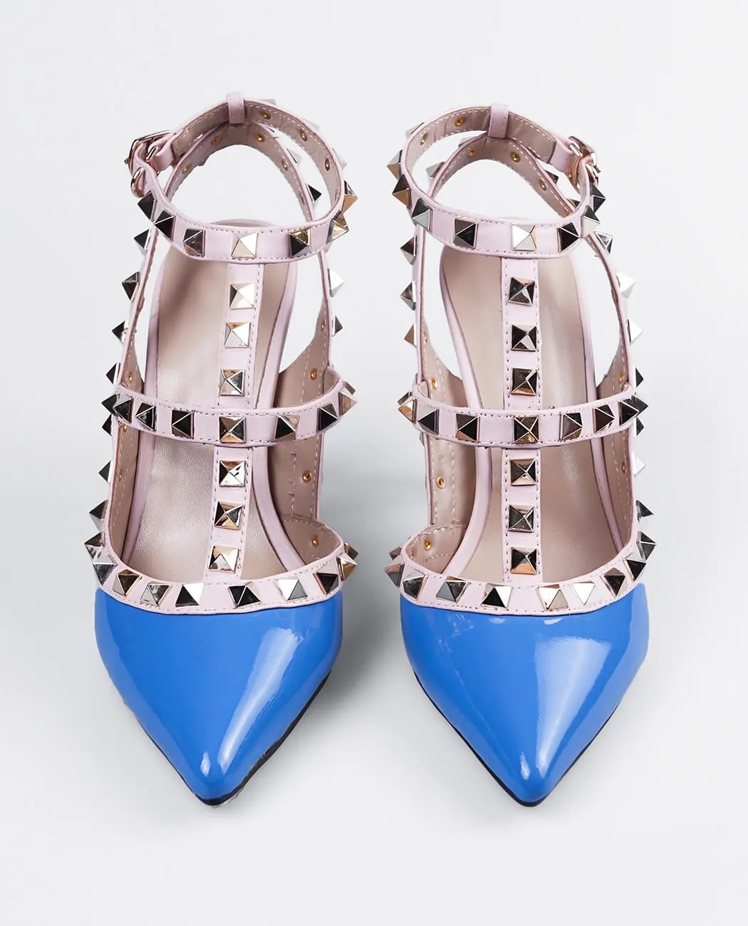 Embellished Pumps With Buckle-Closure