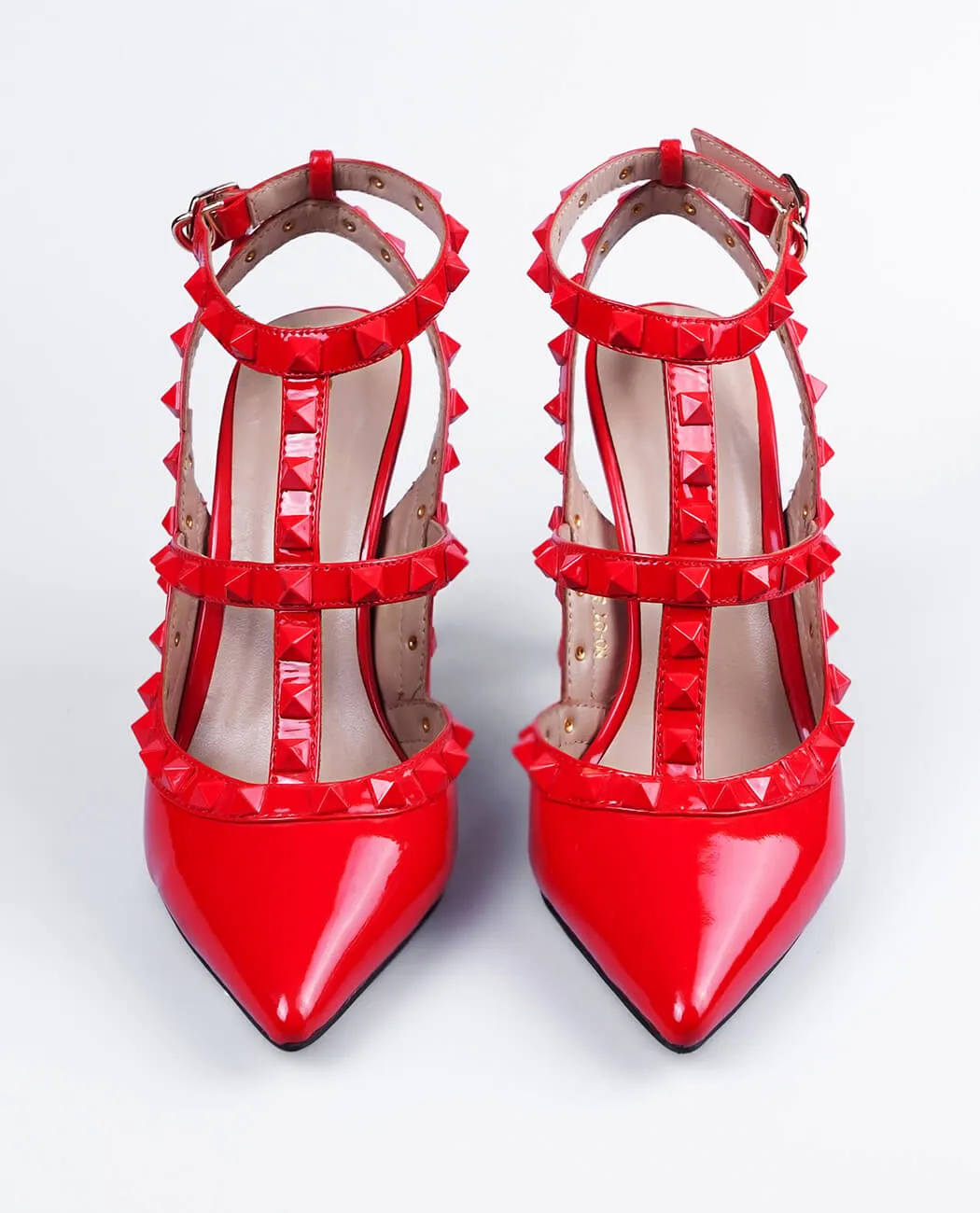 Embellished Pumps With Buckle-Closure