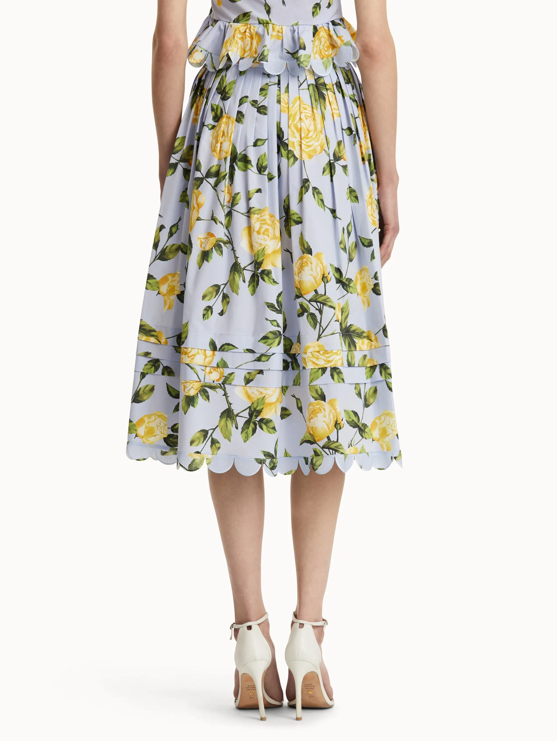 English Rose Cotton Poplin Skirt
