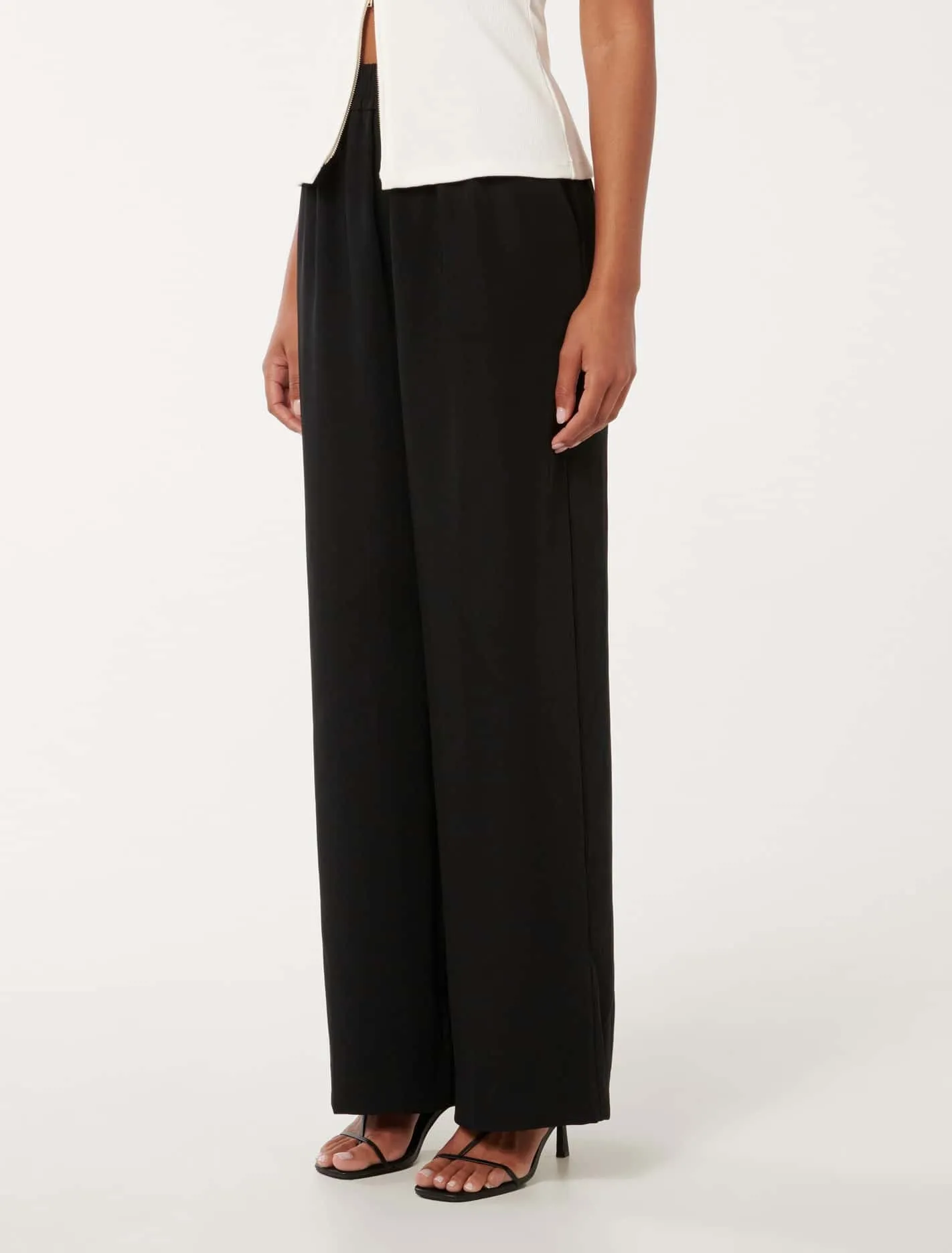 Enya Elastic Wide Leg Pants