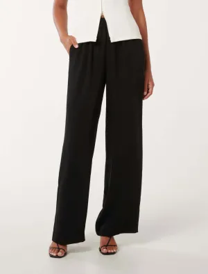 Enya Elastic Wide Leg Pants