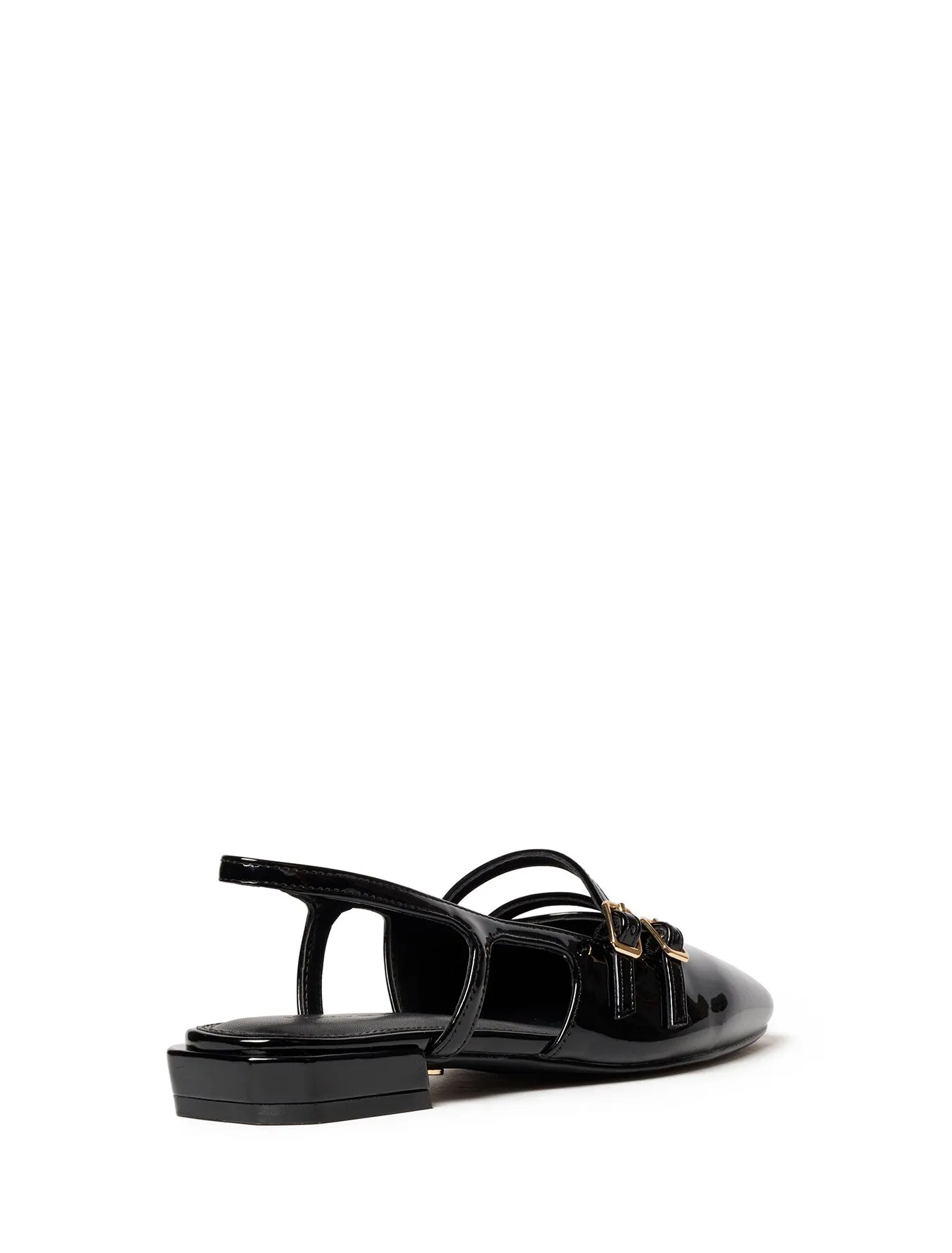 Faye Double Strap Slingback Flat