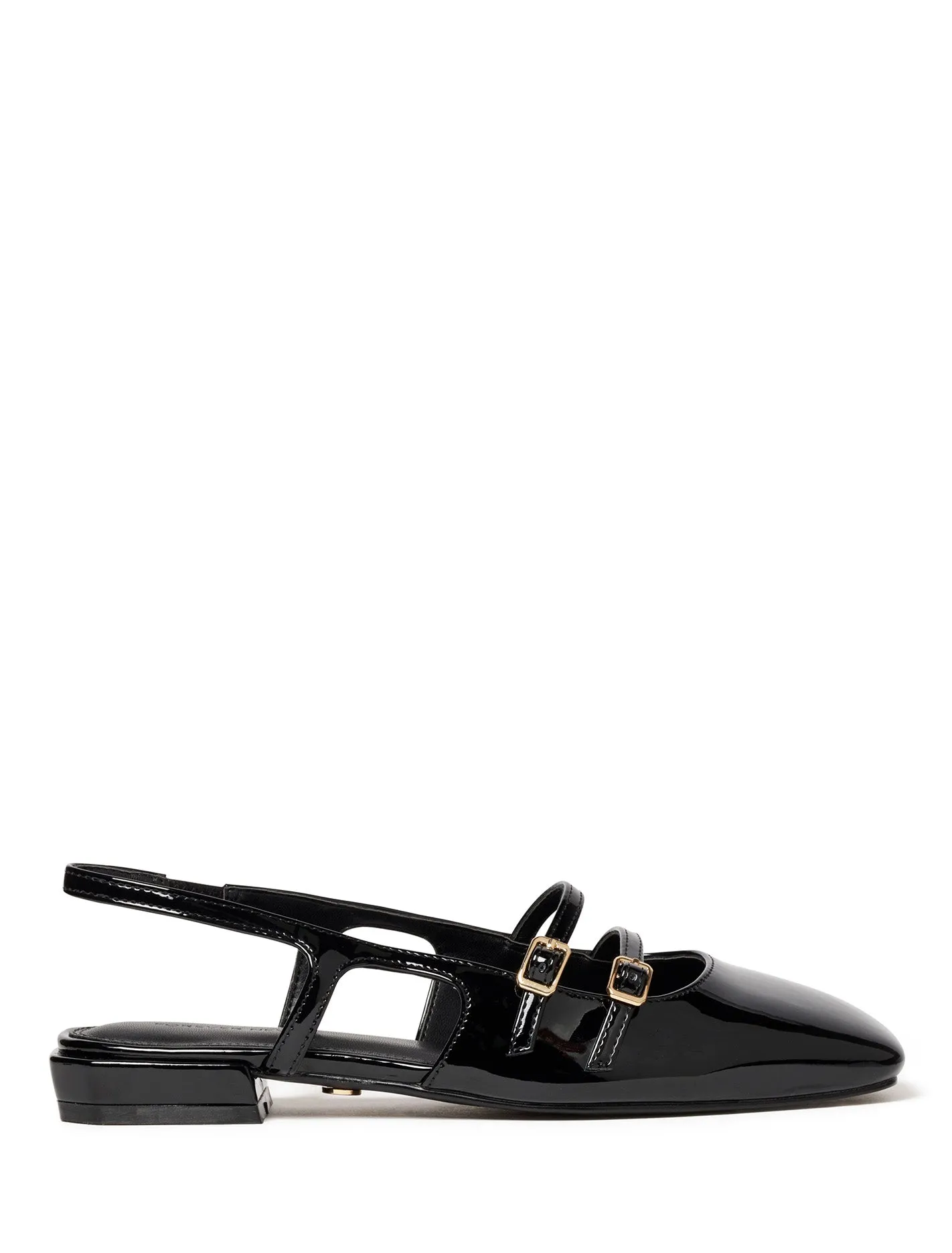 Faye Double Strap Slingback Flat