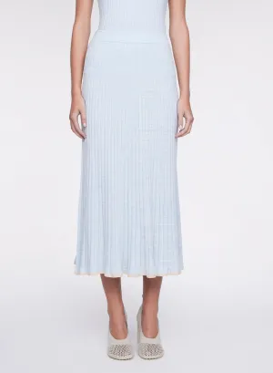 FELICIA SKIRT (POLAR W/ MALT TRIM)