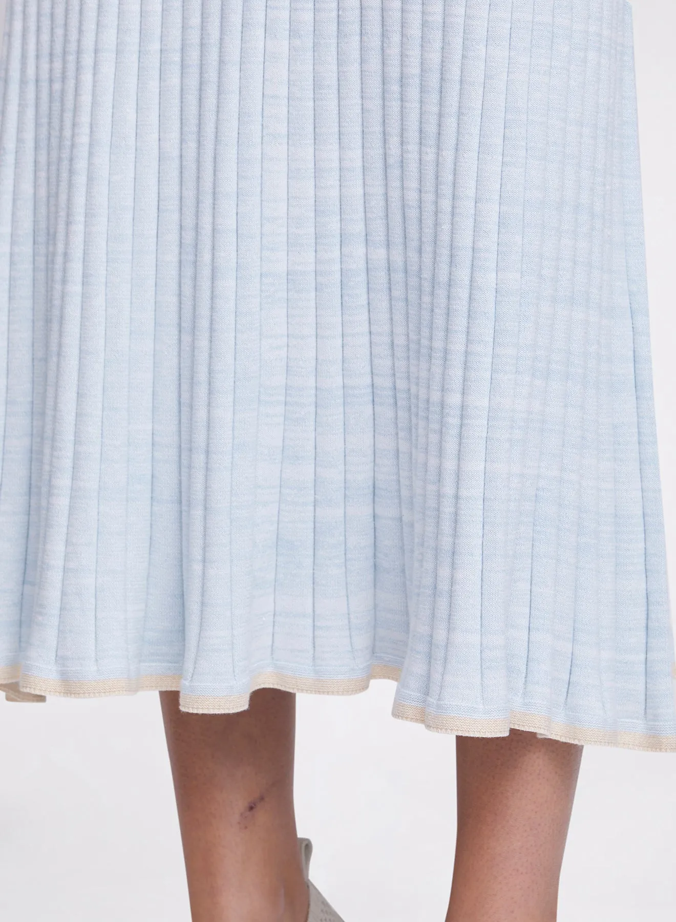 FELICIA SKIRT (POLAR W/ MALT TRIM)