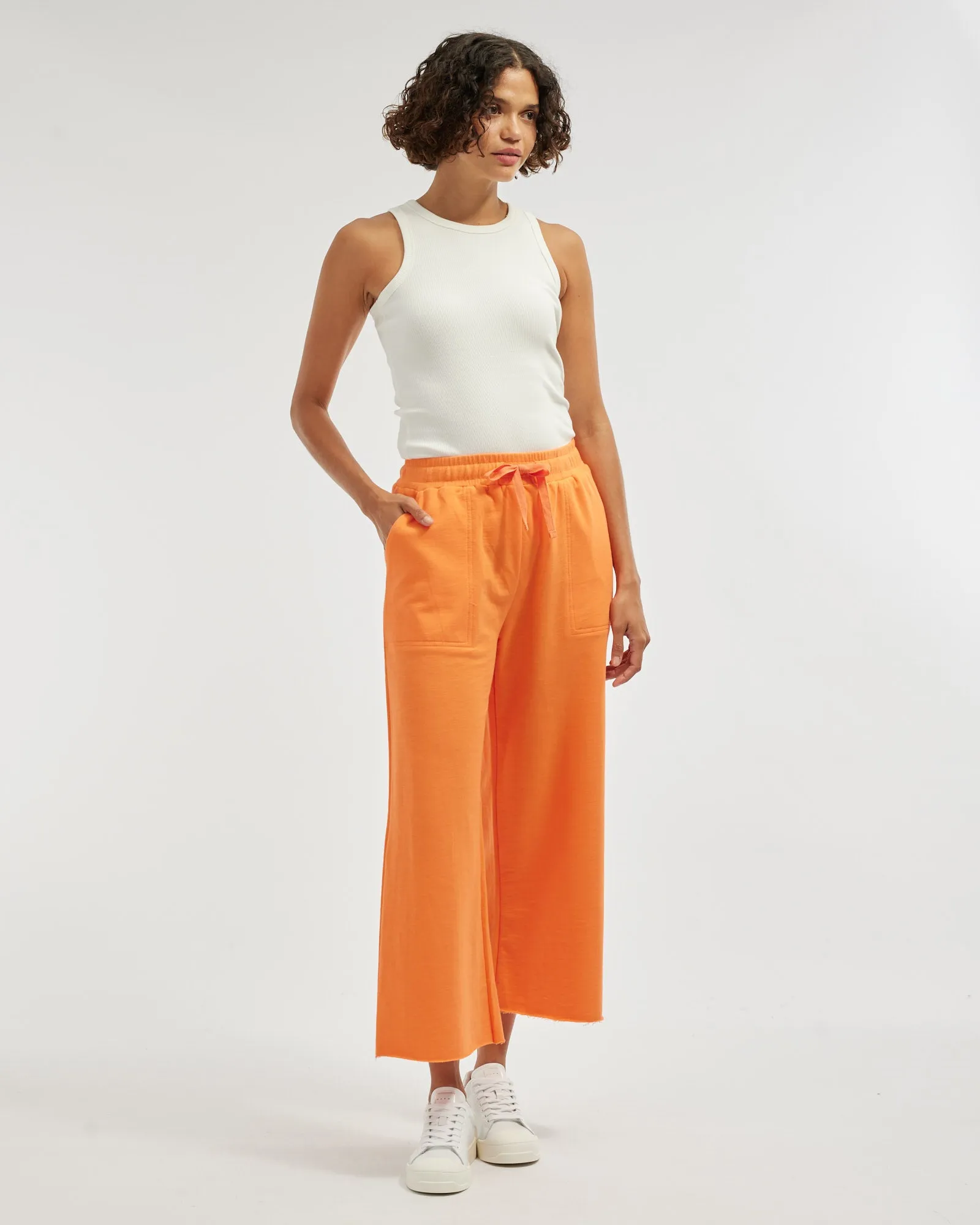 Jamie Wide Leg Pant - Orange