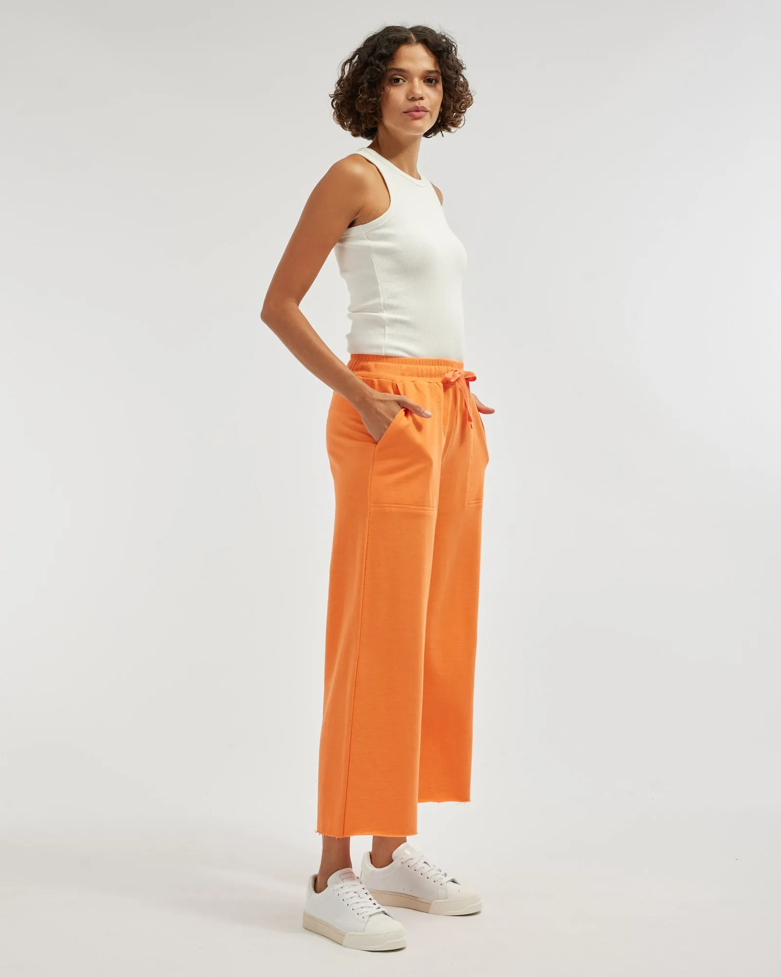 Jamie Wide Leg Pant - Orange