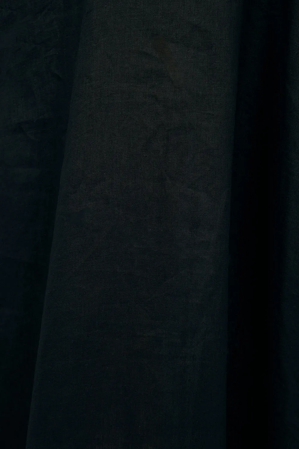 Jarla Linen Midi Dress in Black