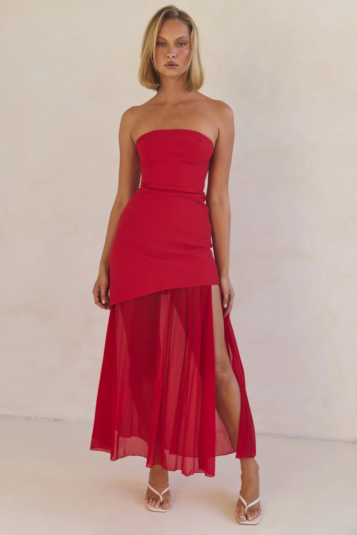 Juliana Maxi Dress (Red)
