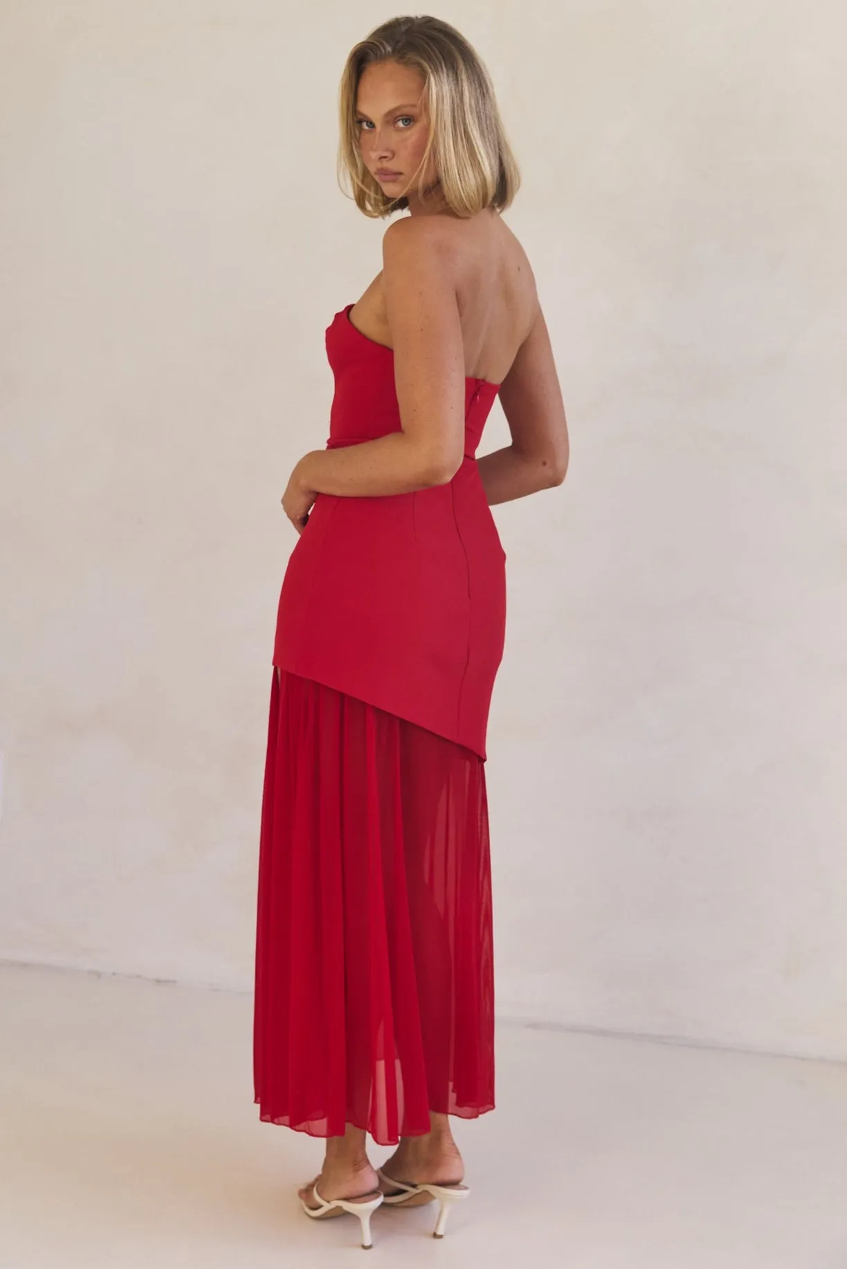 Juliana Maxi Dress (Red)