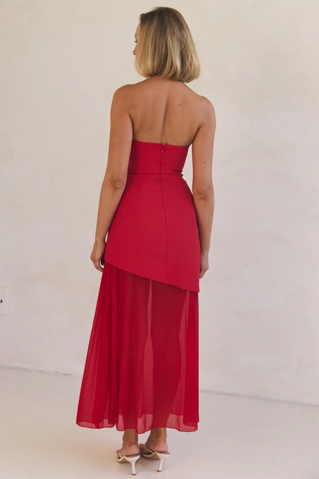 Juliana Maxi Dress (Red)