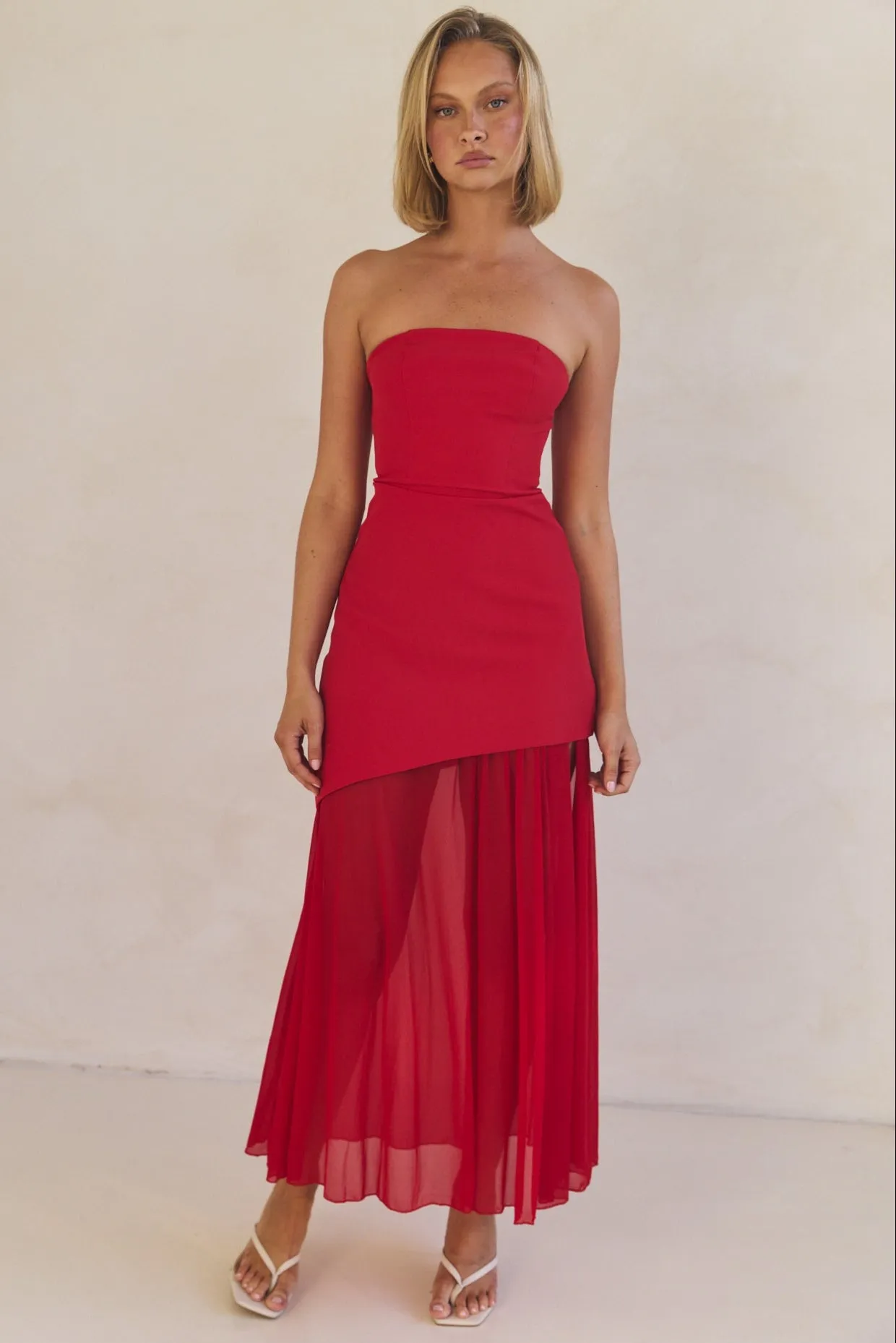 Juliana Maxi Dress (Red)