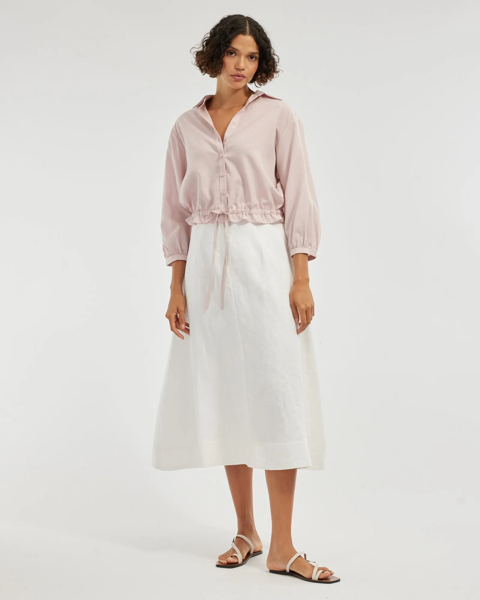 Kate Long Sleeve Top - Blush