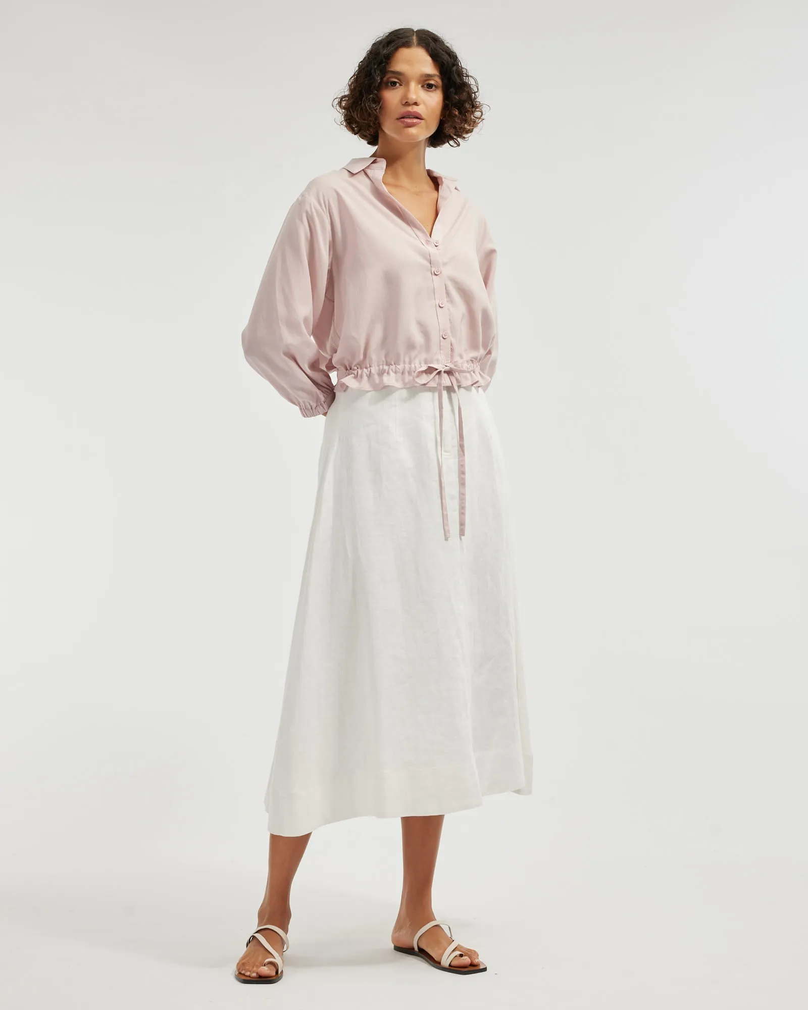 Kate Long Sleeve Top - Blush