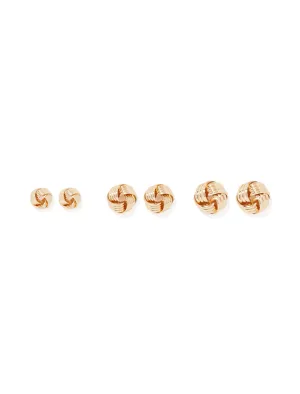 Keke Knot Stud Earrings Multi Pack