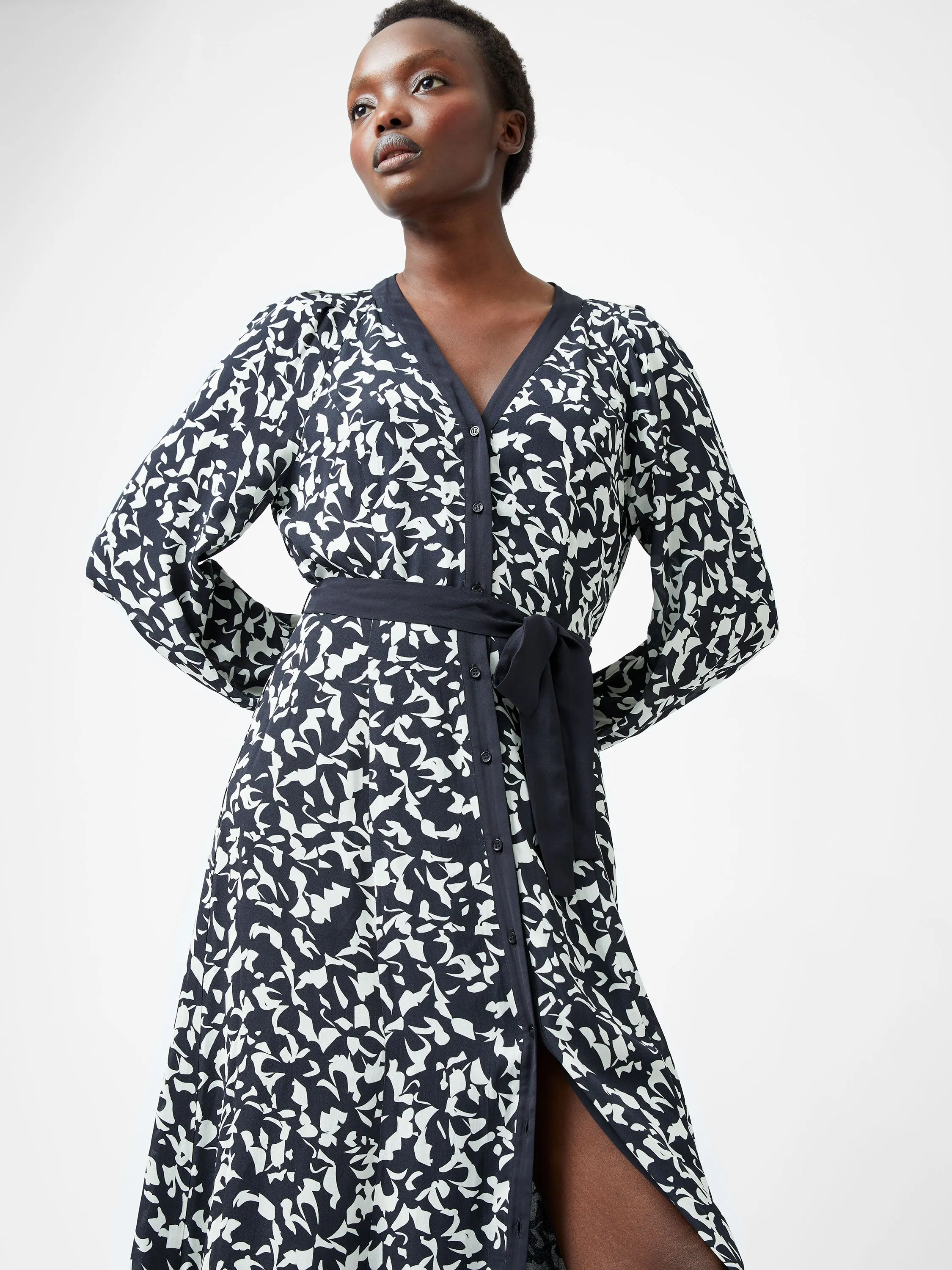 Kelly Almere Crepe Midi Dress