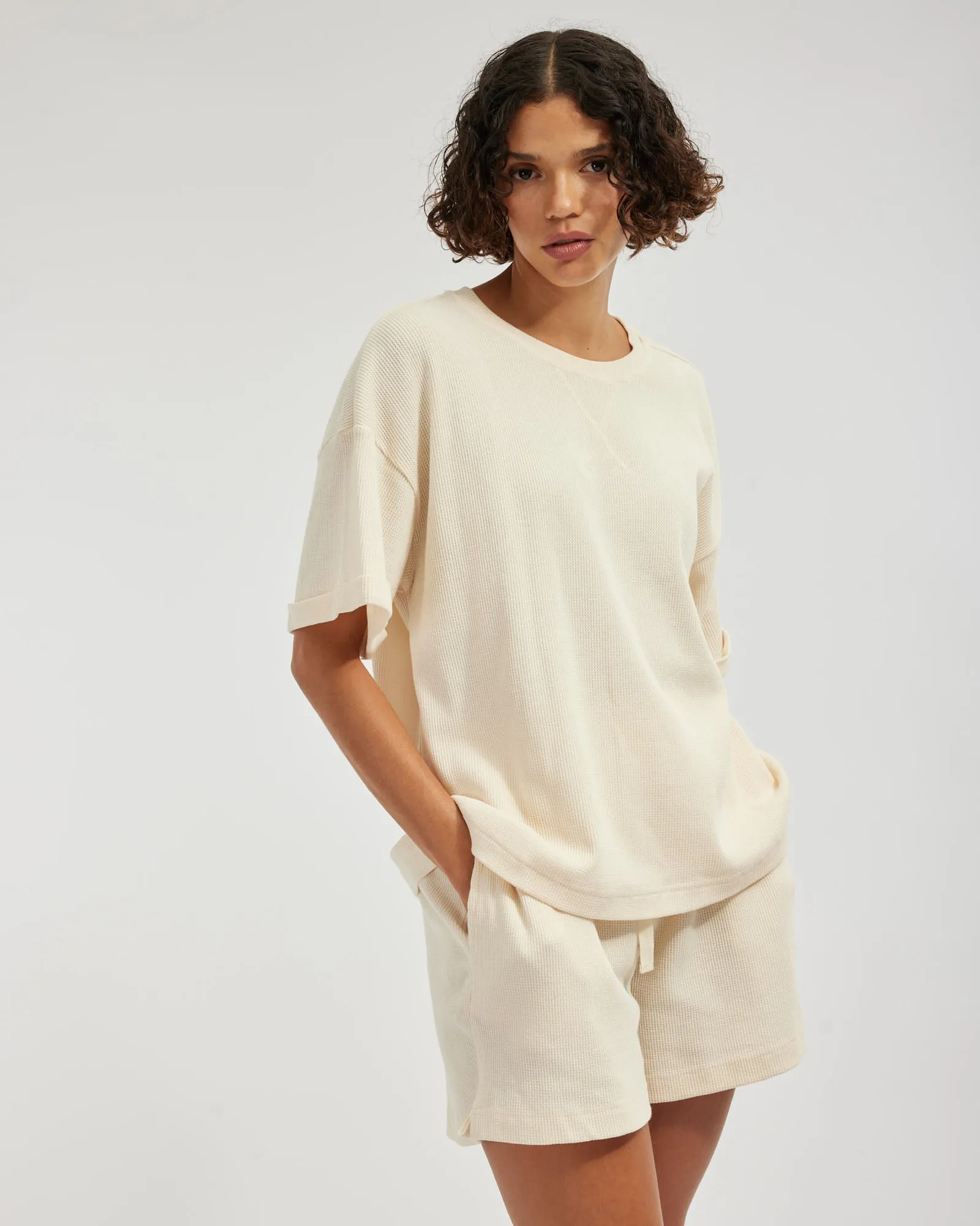 Laurie Waffle Set - Cream