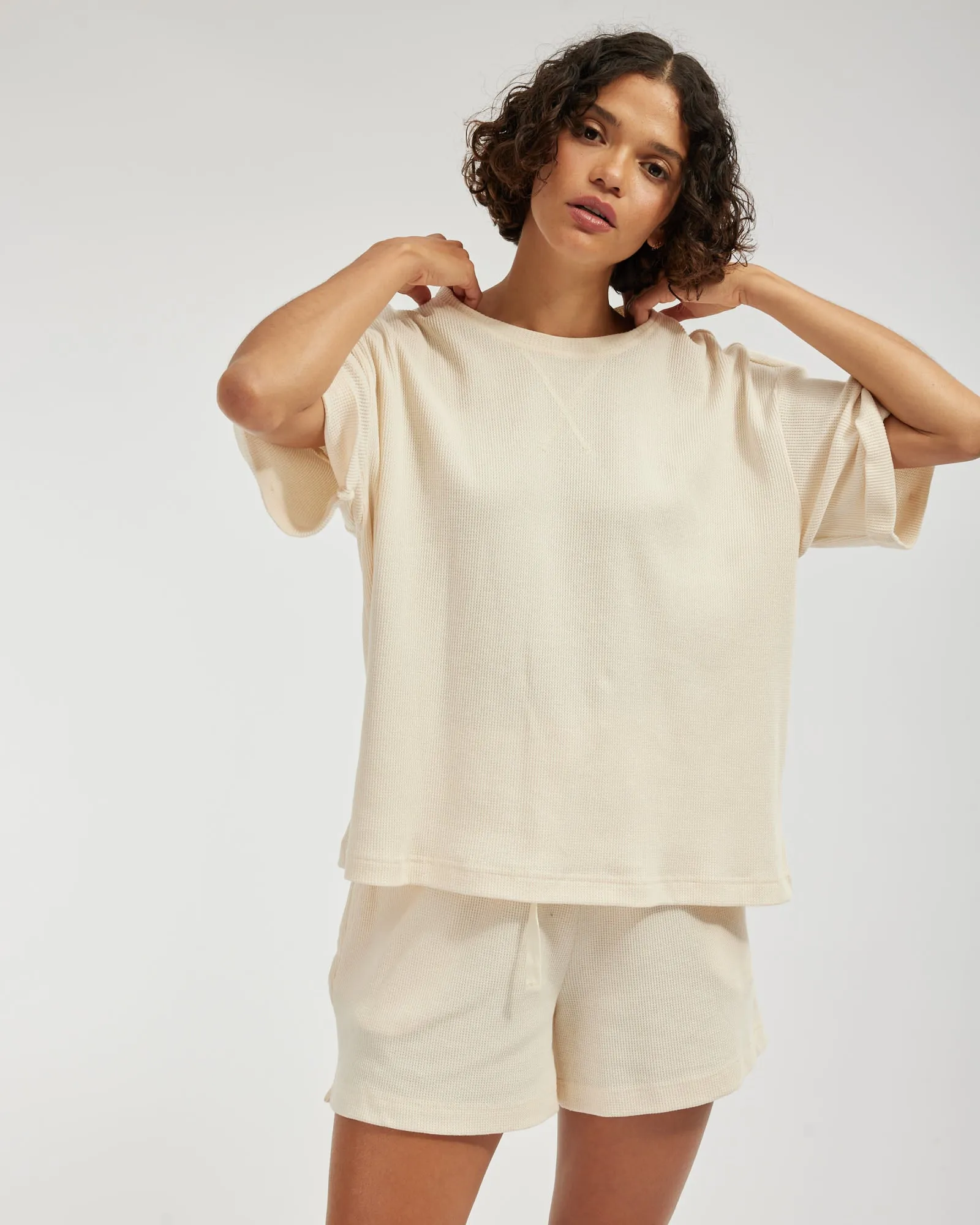 Laurie Waffle Set - Cream