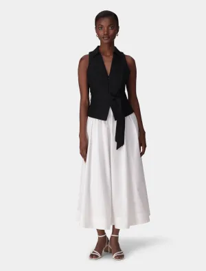 Liana 2 in 1 Collared Midi Dress