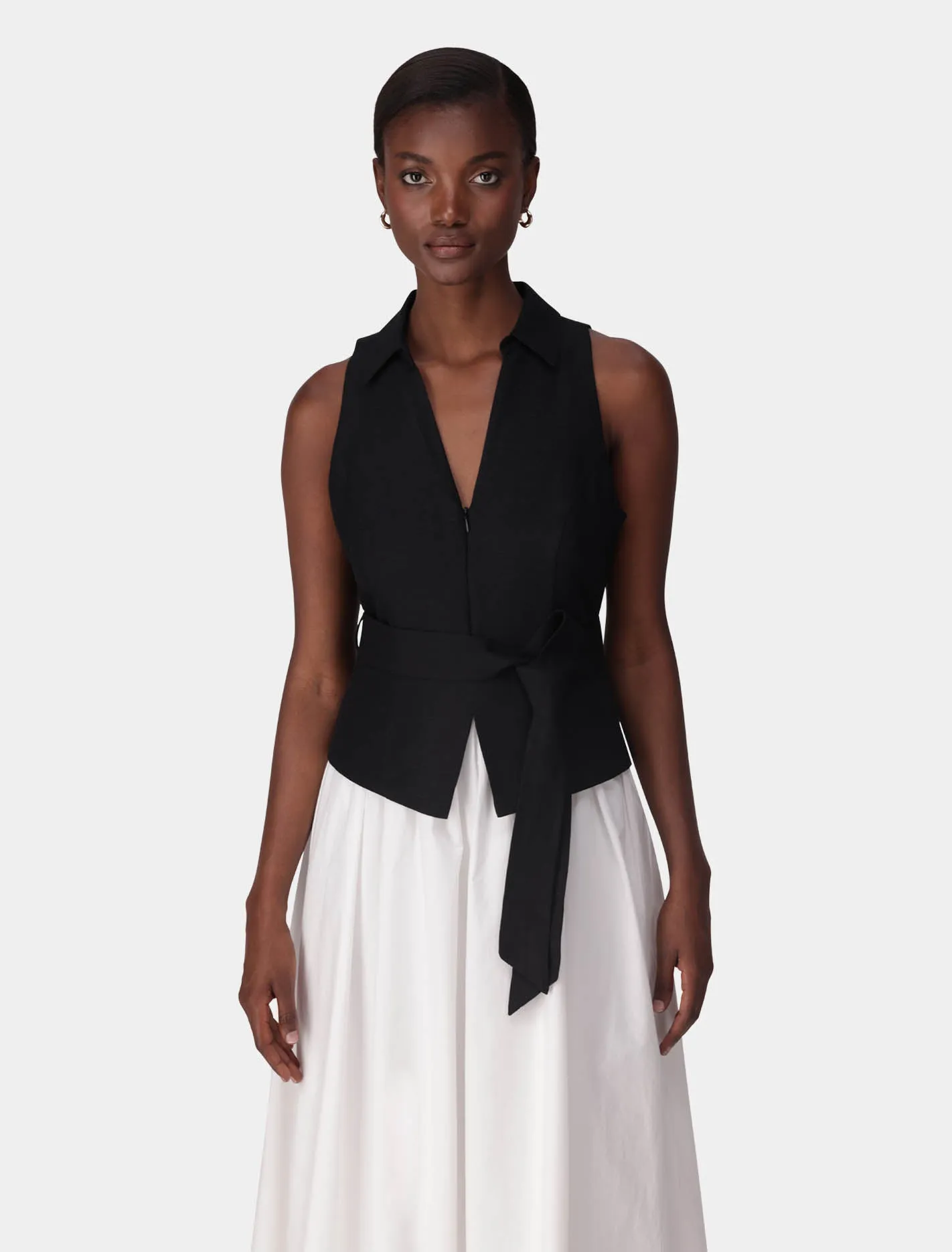 Liana 2 in 1 Collared Midi Dress