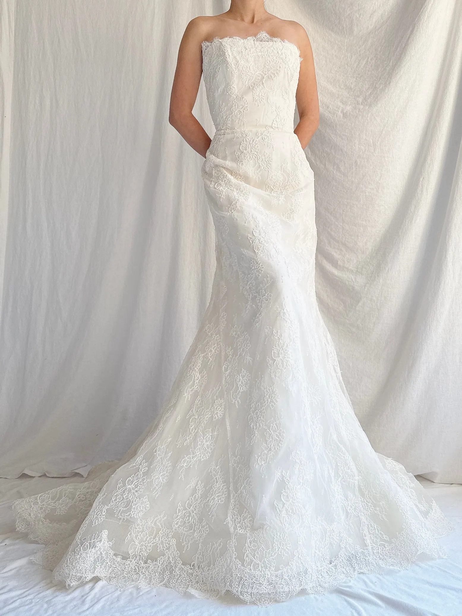 Liancarlo Couture Lace Gown - M/8/10