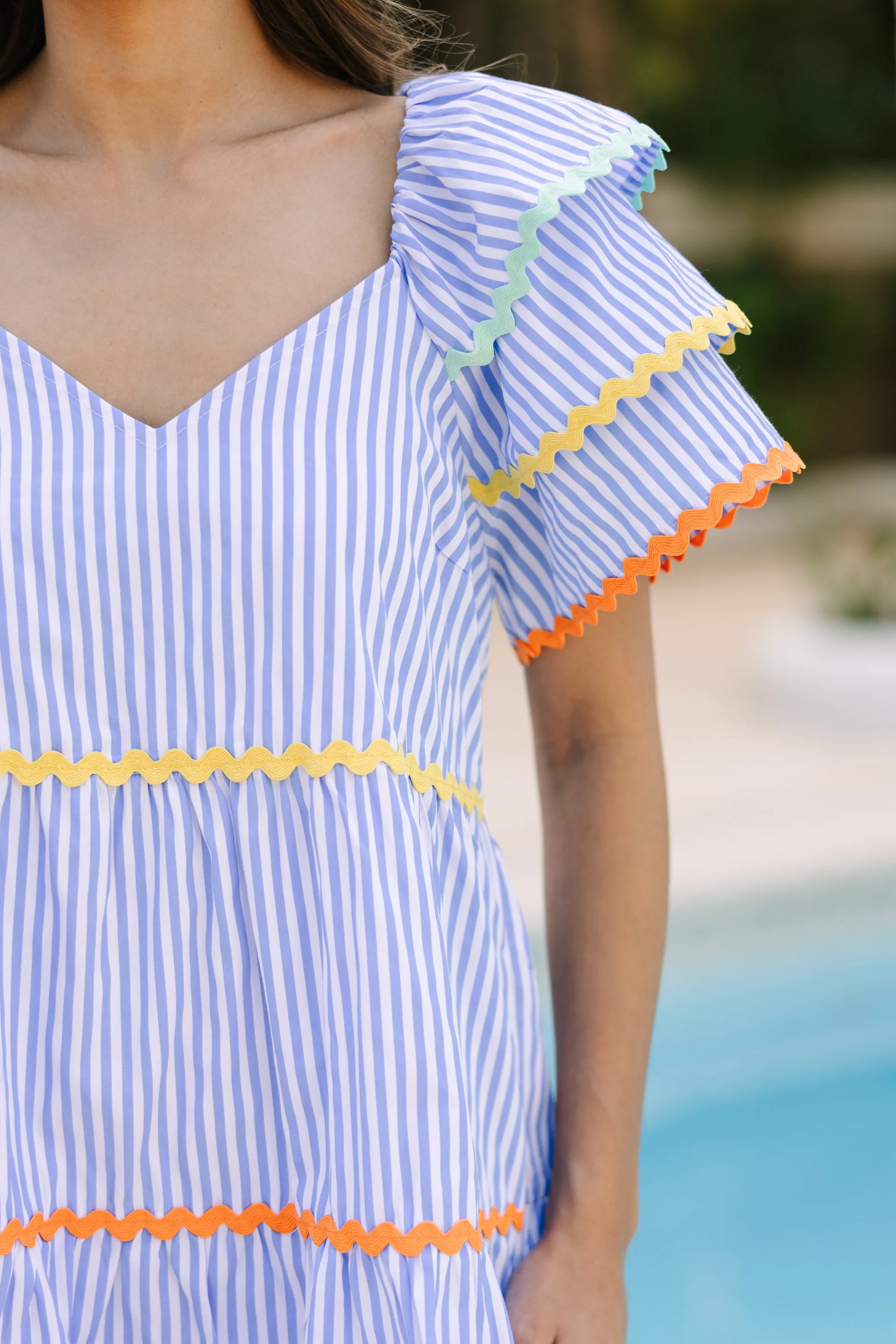 Lift You Up Blue Dress