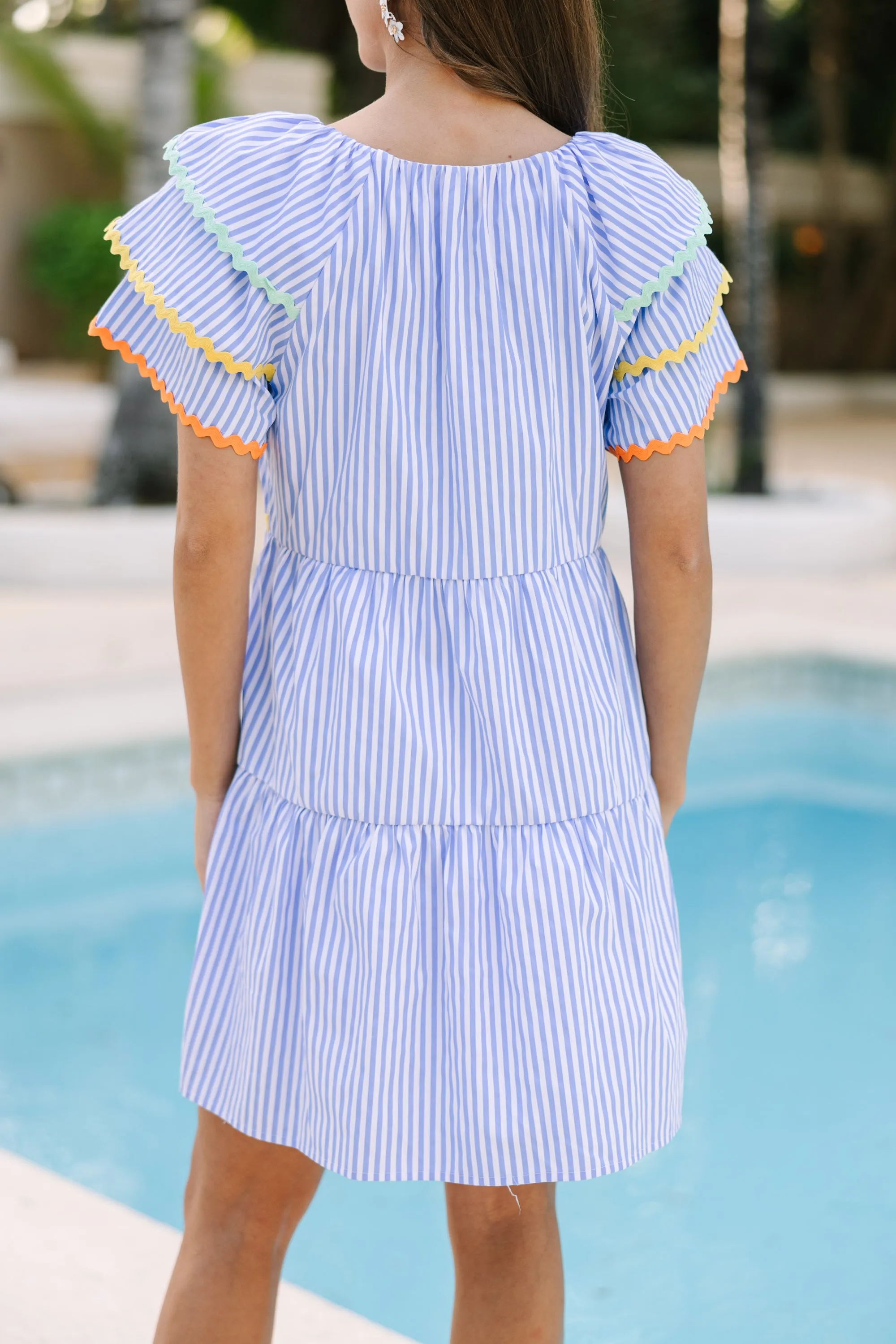 Lift You Up Blue Dress